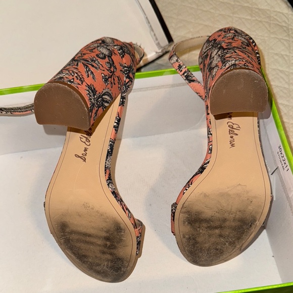 Sam Edelman Pink Heels with Chunky Block Heel - Picture 2 of 4